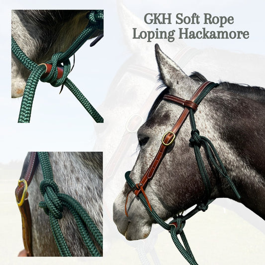 Soft Rope Loping Hackamore