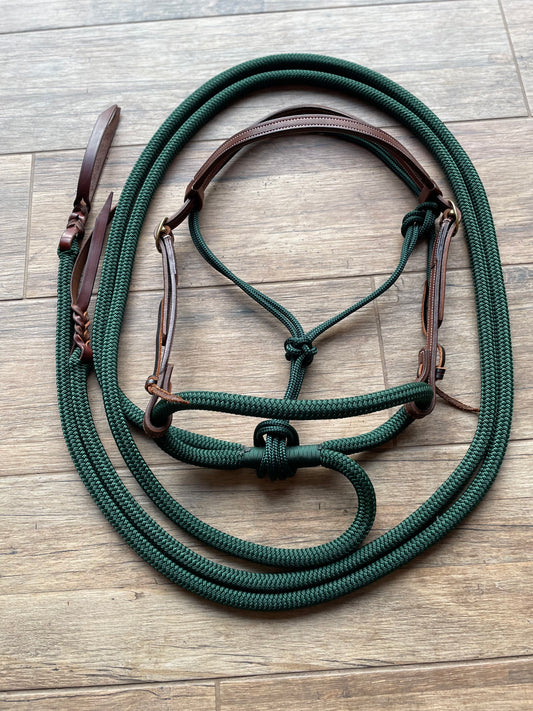 GKH Soft Rope Loping Hackamore